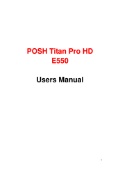 Posh Mobile Titan Pro HD E550 Manual De Usuario