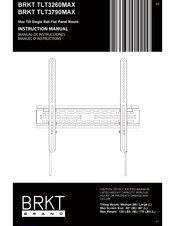 BRKT TLT3790MAX Manual De Instrucciones