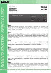 Paso AW5500 Serie Manual Del Usuario