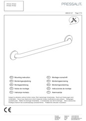 Pressalit RT018 Instrucciones De Montaje