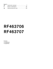 Gaggenau RF463706 Instrucciones De Uso