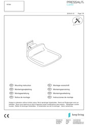 Pressalit Care R7304 Instrucciones De Montaje