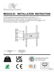 Mounting Dream MD2432-03 Instrucciones De La Instalación