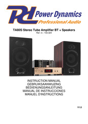 Power Dynamics TA80S Manual De Instrucciones