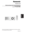 Panasonic PT-AE700E Instrucciones De Funcionamiento