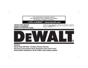 DeWalt DCH213L2 Manual De Instrucciones