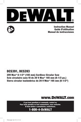 DeWalt DCS391B Manual De Instrucciones