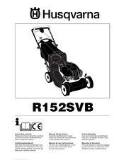 Husqvarna R152SVB Manual De Las Instrucciones