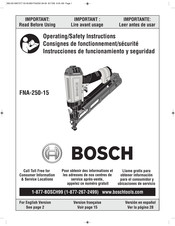 Bosch FNA-250-15 Manual Del Usuario