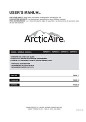 ArcticAire ADR30B1G Guía De Utilización Y Cuidado Para El Propietario