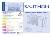 SAUTHON BOREAL JAUNE MIMOSA 74101A Folleto Técnico