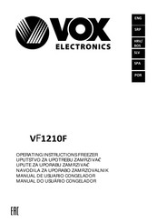 VOX electronics VF1210F Manual De Usuario