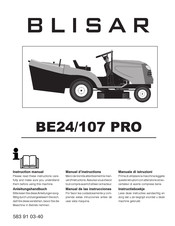 Blisar BE24/107 PRO Manual De Las Instrucciones