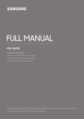 Samsung HW-Q600C Manual De Usuario