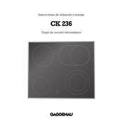 Gaggenau CK 236 Instrucciones De Utilización Y Montaje