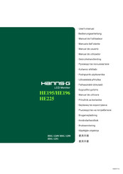 Hanns.G HE225 Manual De Usuario