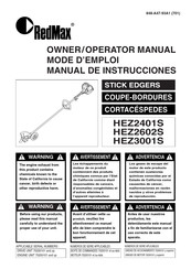 RedMax HEZ3001S Manual De Instrucciones