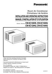 Panasonic CW-XC144HU Instrucciones De Instalación Y Funcionamiento