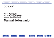 Denon AVR-X2800H Manual Del Usuario