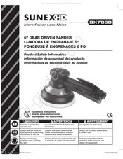 Sunex HD SX7860 Manual De Instrucciones