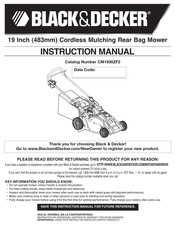 Black and Decker CM1936ZF2 Manual De Instrucciones