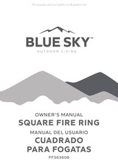 BLUE SKY FF363608 Manual Del Usuario