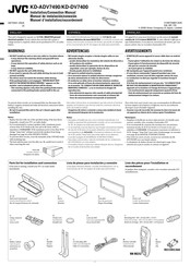 JVC KD-DV7400 Manual De Instalación/Conexion