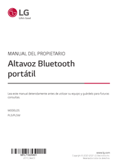 Lg PL5W Manual Del Propietário