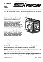 Coleman Powermate PC0545006 Manual De Instrucciones