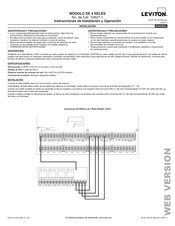 Leviton 10A07-1 Instrucciones De Instalación Y  Operación