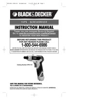 Black and Decker VPX1101 Manual De Instrucciones