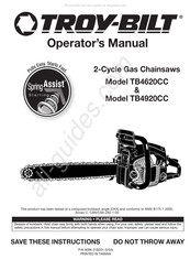 Troy-Bilt TB4920CC Manual Del Operador