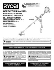 Ryobi RY28060 Manual Del Operador