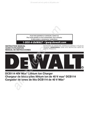 DeWalt DCB114 Manual De Instrucciones