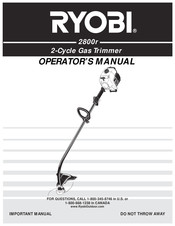 Ryobi 2800r Manual Del Operador