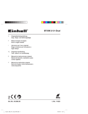 EINHELL BT-SM 2131 Dual Manual De Instrucciones Original