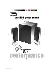 Cyber Acoustics CA-3618 Manual Del Propietário