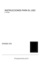 Kuppersbusch EKI3920.1ED Instrucciones Para El Uso Y Montaje