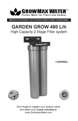 GrowMax Water GARDEN GROW 480 Manual De Instrucciones