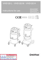 Nilfisk VHS120 L Instrucciones De Uso