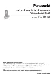 Panasonic KX-UDT131 Instrucciones De Funcionamiento