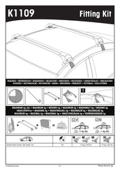 Yakima K1109 Manual De Instrucciones