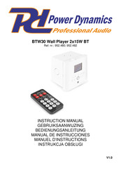 Power Dynamics 952.480 Manual De Instrucciones