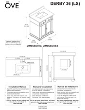 Ove DERBY 36 Manual De Instalación