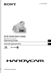 Sony Handycam DCR-SX40 Guía De Operaciónes