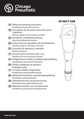 Chicago Pneumatic CP 0017 SVR Instrucciones De Seguridad Y De Funcionamiento