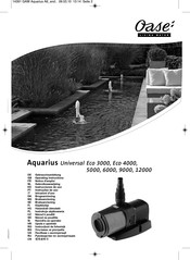 Oase Aquarius Universal Eco 4000 Instrucciones De Uso