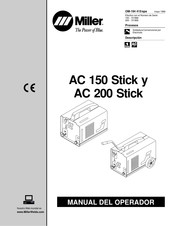 Miller AC 200 Stick Manual Del Operador