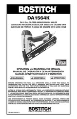 Bostitch DA1564K Manual De Operación Y De Mantenimiento
