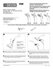Delta IN2ITION 58470 Serie Instrucciones Para La Instalación